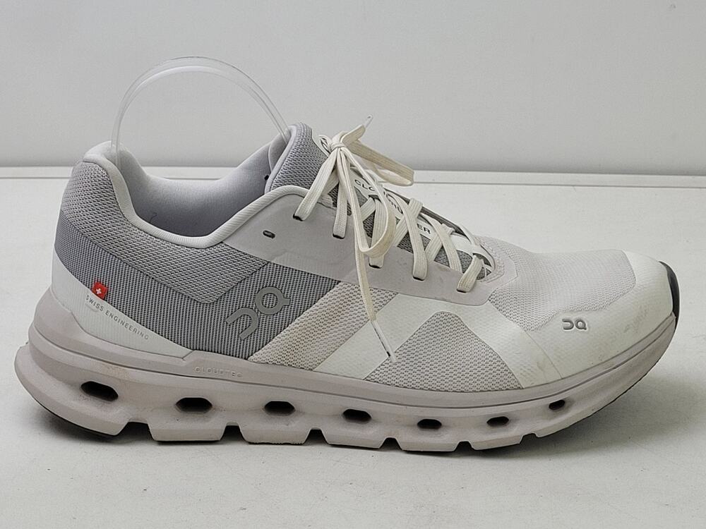 On Cloudrunner Running Sneakers Shoes White/Frost Colorway Women's Sz 10.5W